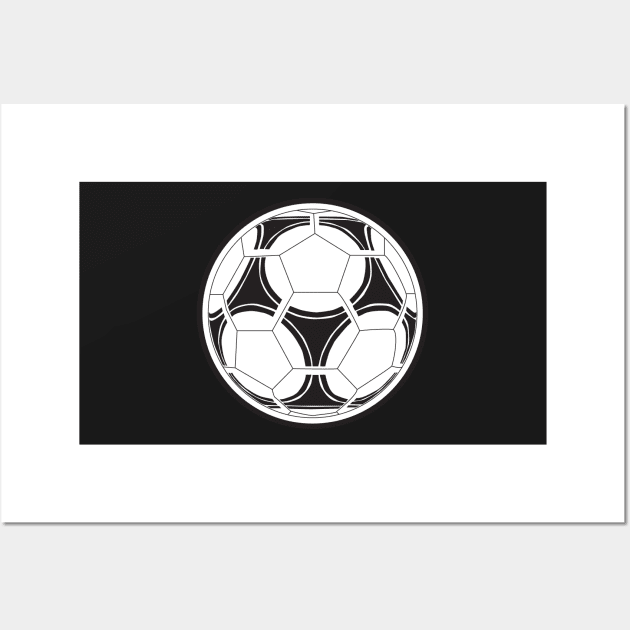 Juventus Soccer Ball Wall Art by Shy Guy Creative